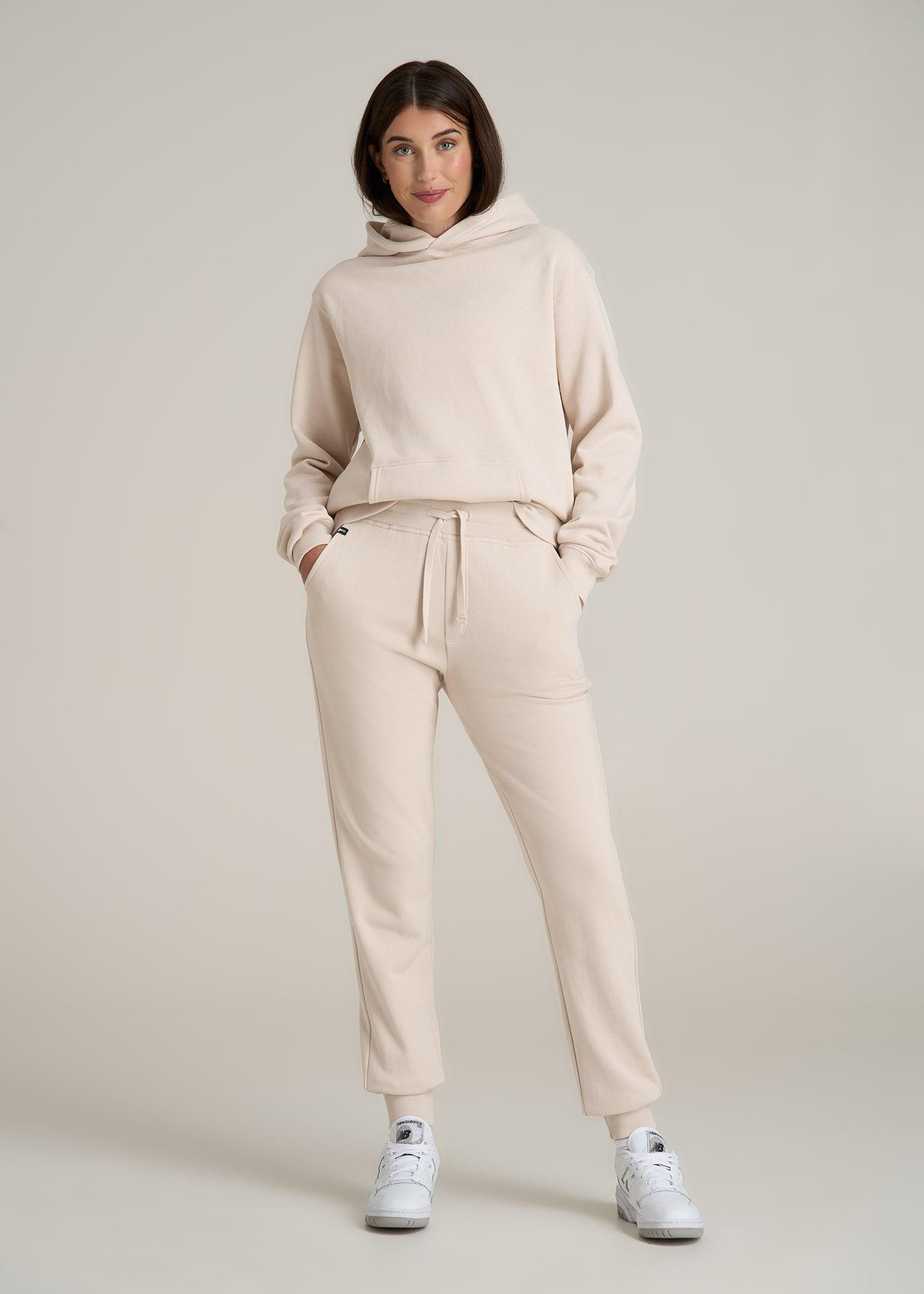 Wearever 2.0 French Terry Joggers for Tall Women in Light Stone Female Product Image