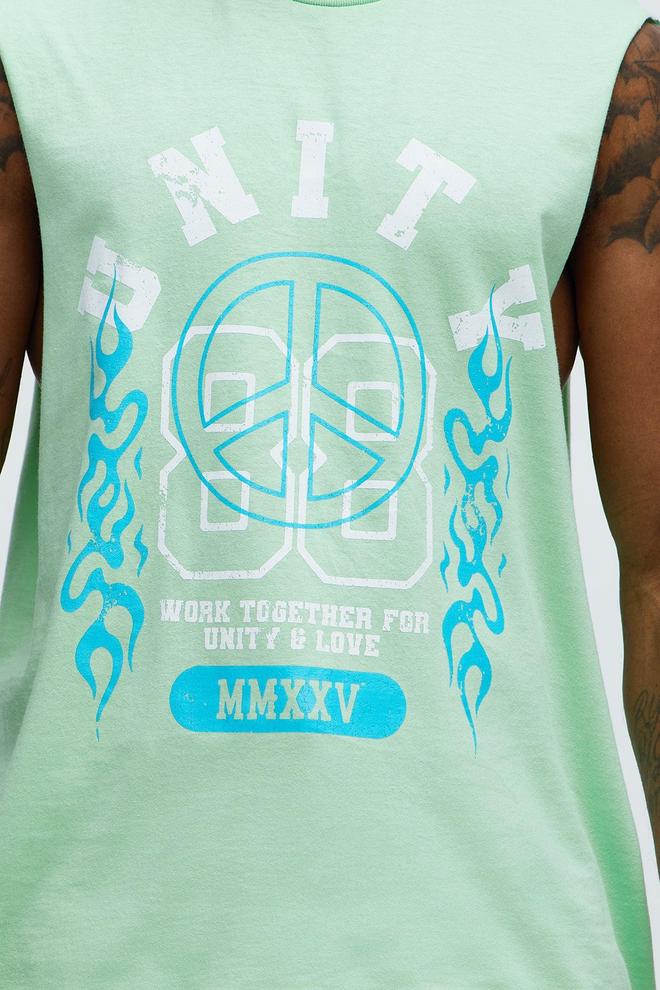 Unity 88 Muscle Tee - Mint Male Product Image
