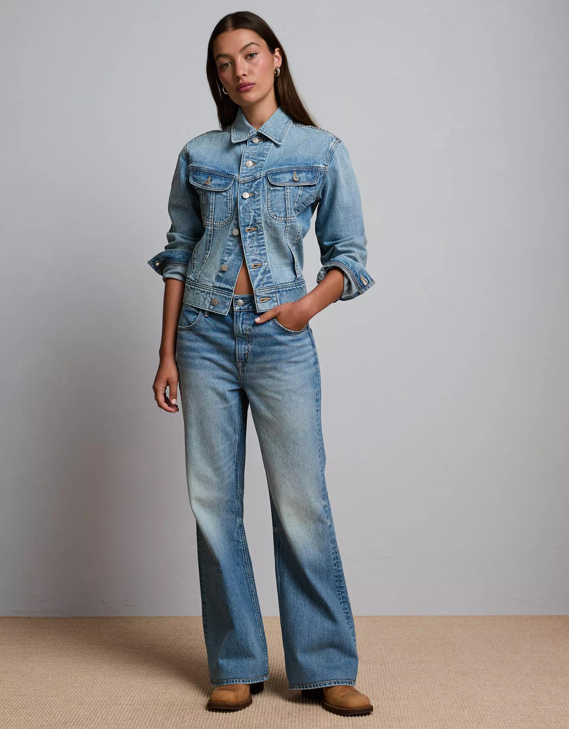 AE77 Premium Rider Denim Jacket Product Image