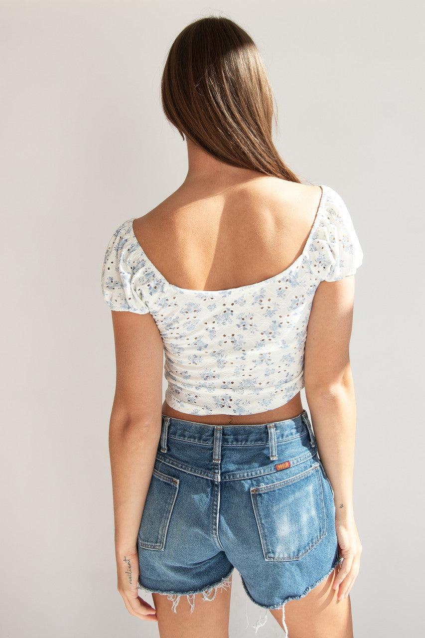 Floral Sweetheart Top Product Image