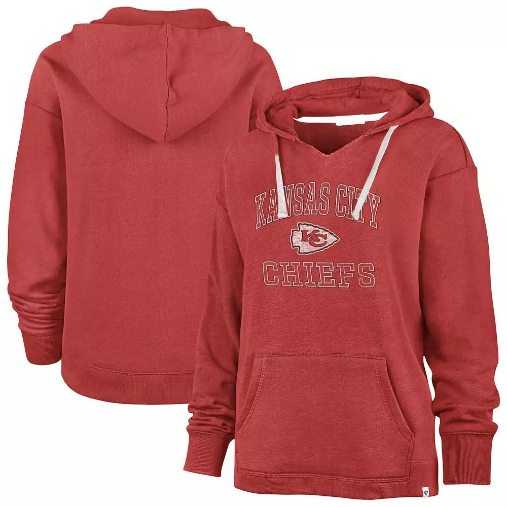 Women's Profile  Red Kansas City Chiefs Kennedy Pullover Hoodie, Size: 3XL Product Image
