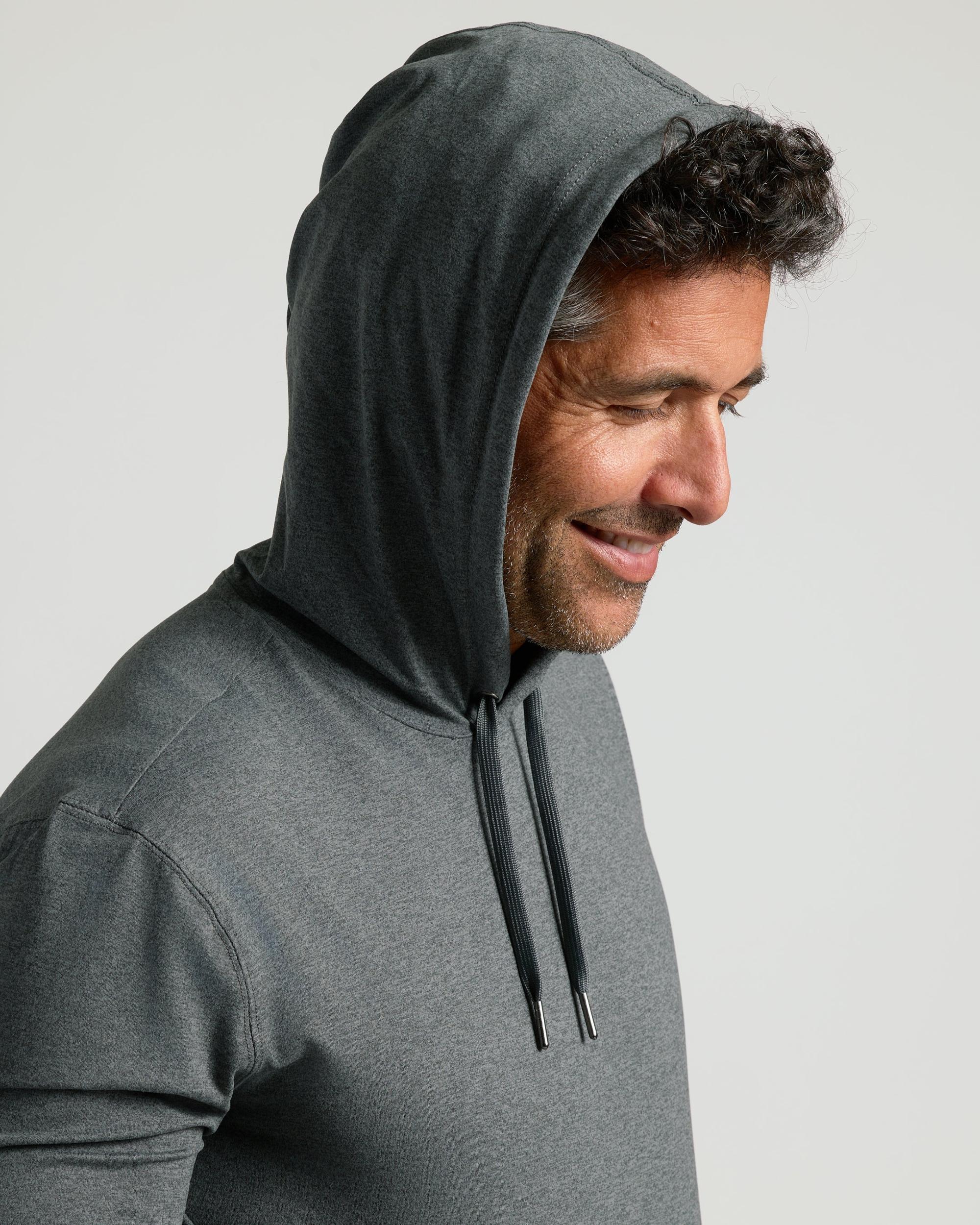 Charcoal Heather Active Comfort Pullover Hoodie Product Image
