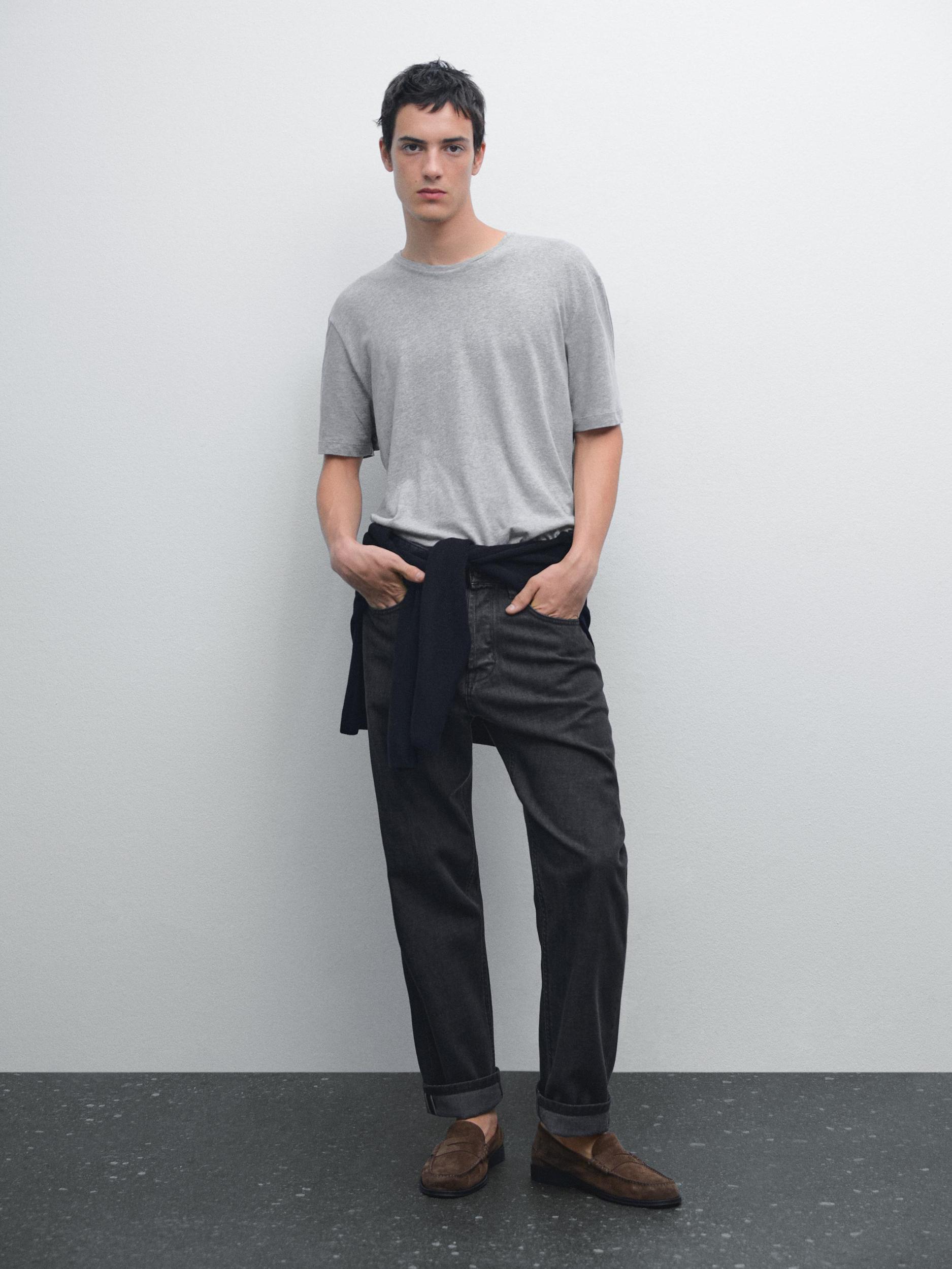 Selvedge fit jeans Product Image