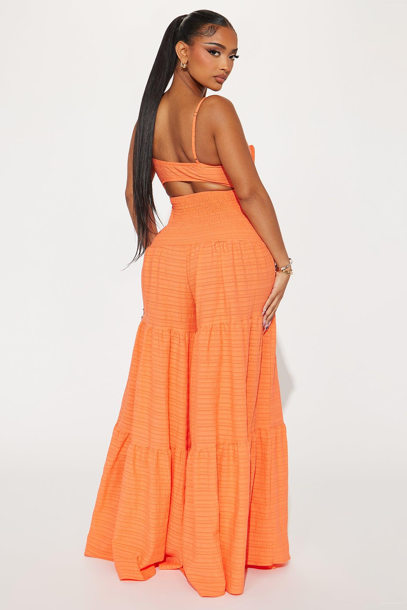Montego Bay Jumpsuit - Orange Product Image