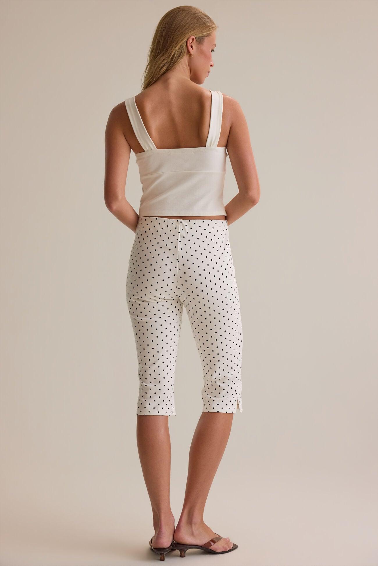 Verona Polka Dot Capri Pant Product Image