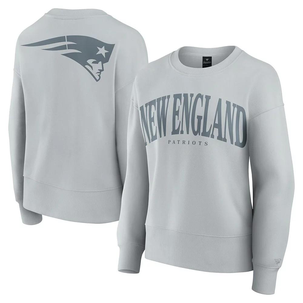 Womens Fanatics Gray New England Patriots Elements Pullover Sweatshirt Product Image