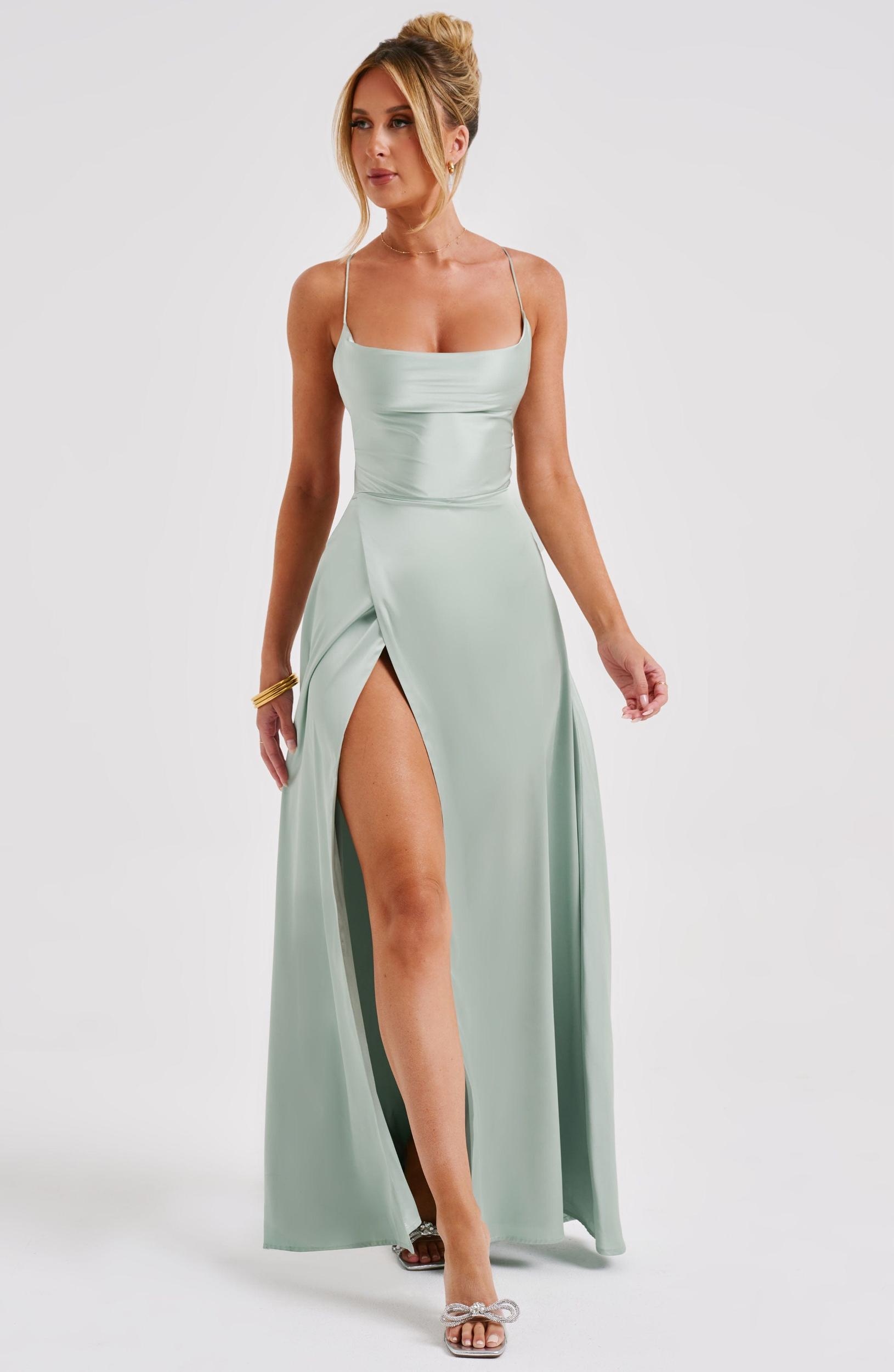 Bethany Maxi Dress - Sage Product Image