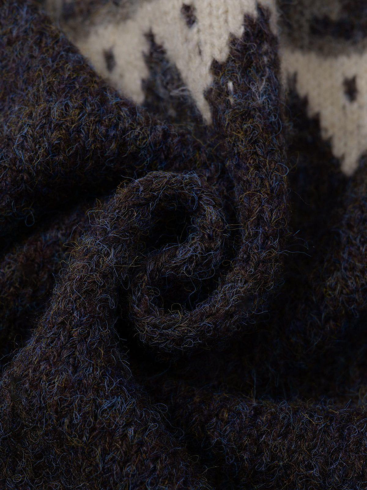 Aelfric Eden Fair Isle Hooded Cardigan Product Image