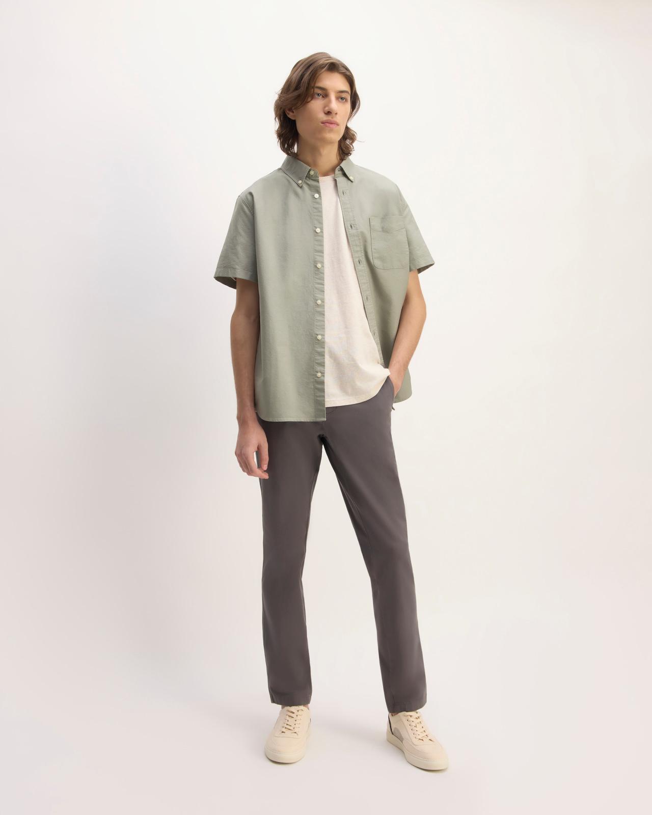 Mens Organic Short Sleeve Oxford Shirt by Everlane Product Image