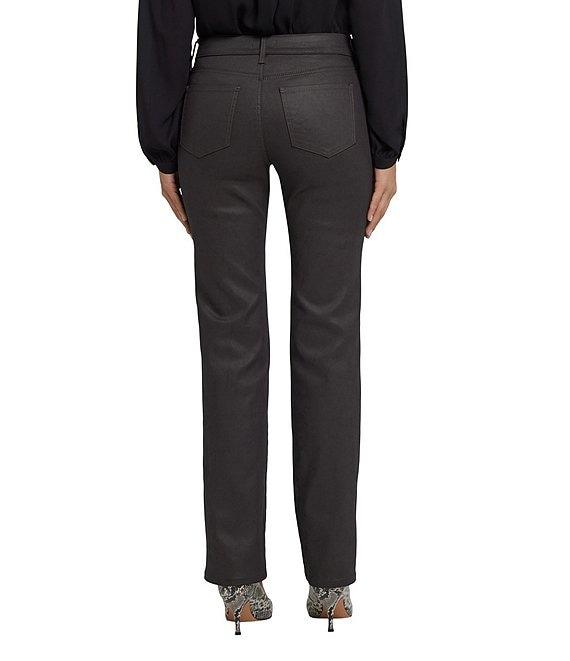 NYDJ Marilyn Lift Tuck® Technology Stretch Coated Straight Leg Jeans Product Image