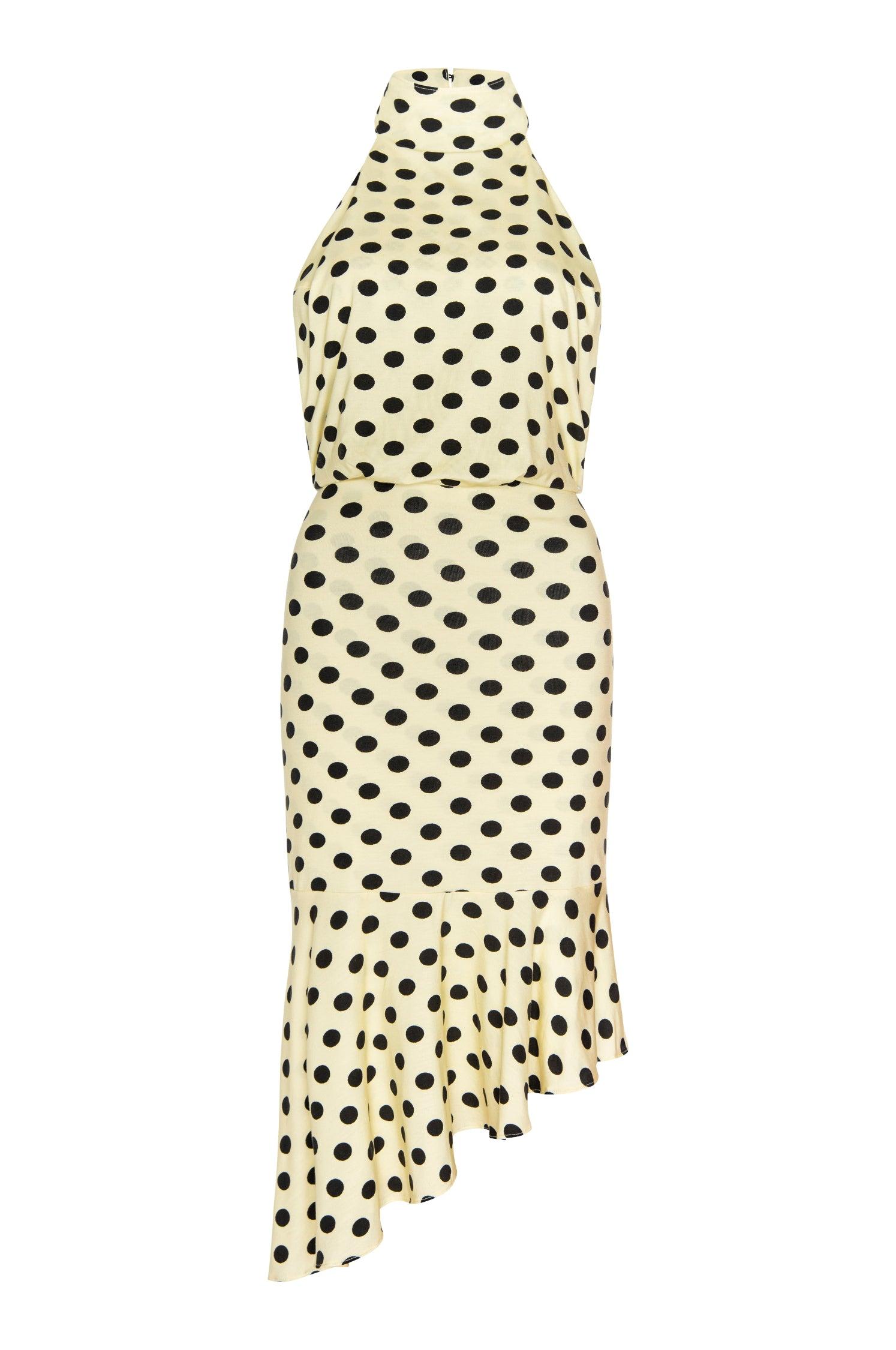 KARINA DRESS - BUTTER POLKA DOT Product Image