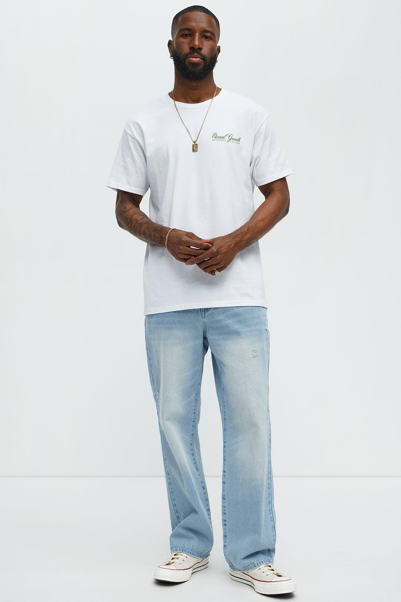 Eternal Growth Short Sleeve Tee - White Male Product Image