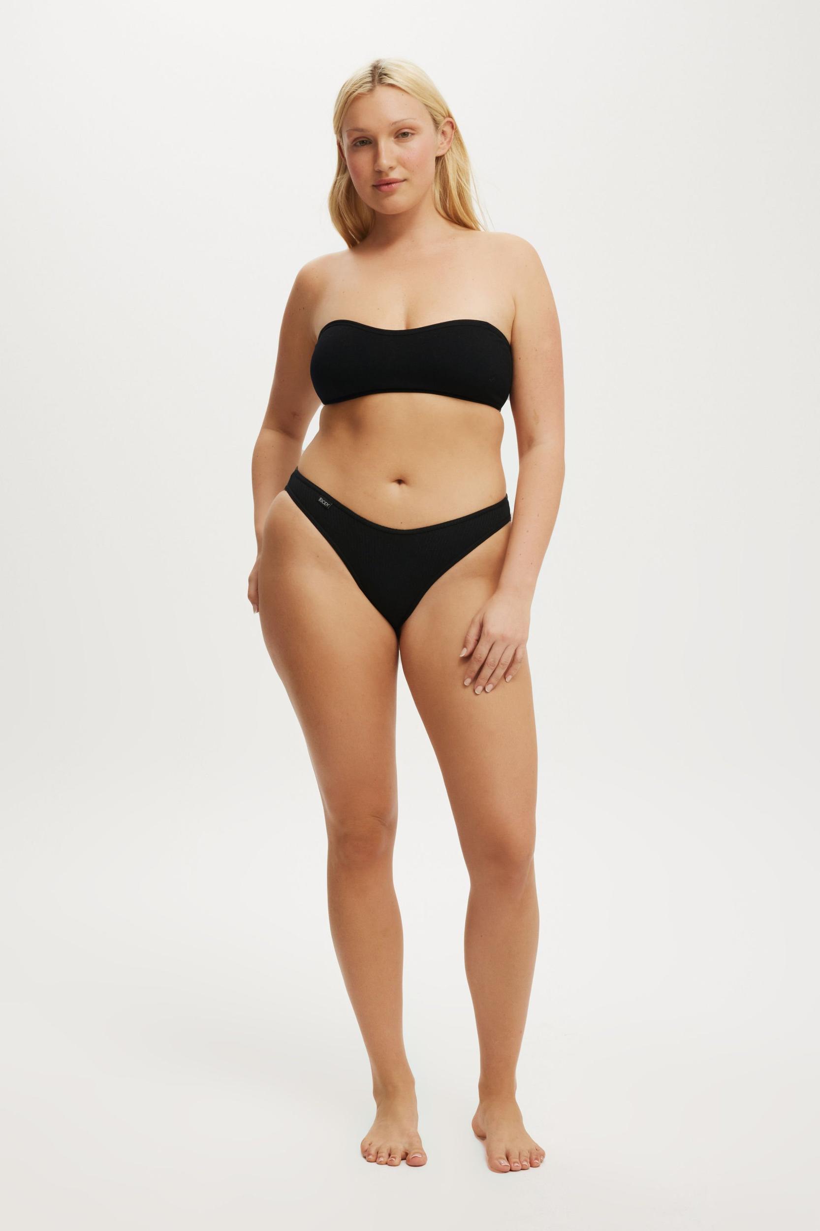 Organic Cotton Rib Bikini Brief Product Image