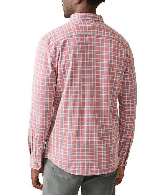 Faherty Coastline Knit Long Sleeve Woven Shirt Product Image