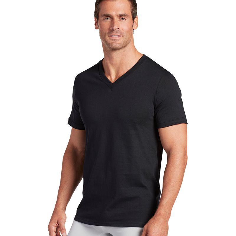 Big & Tall Jockey® 2-pack Big Man Classic V-Neck Undershirt, Men's,  Product Image