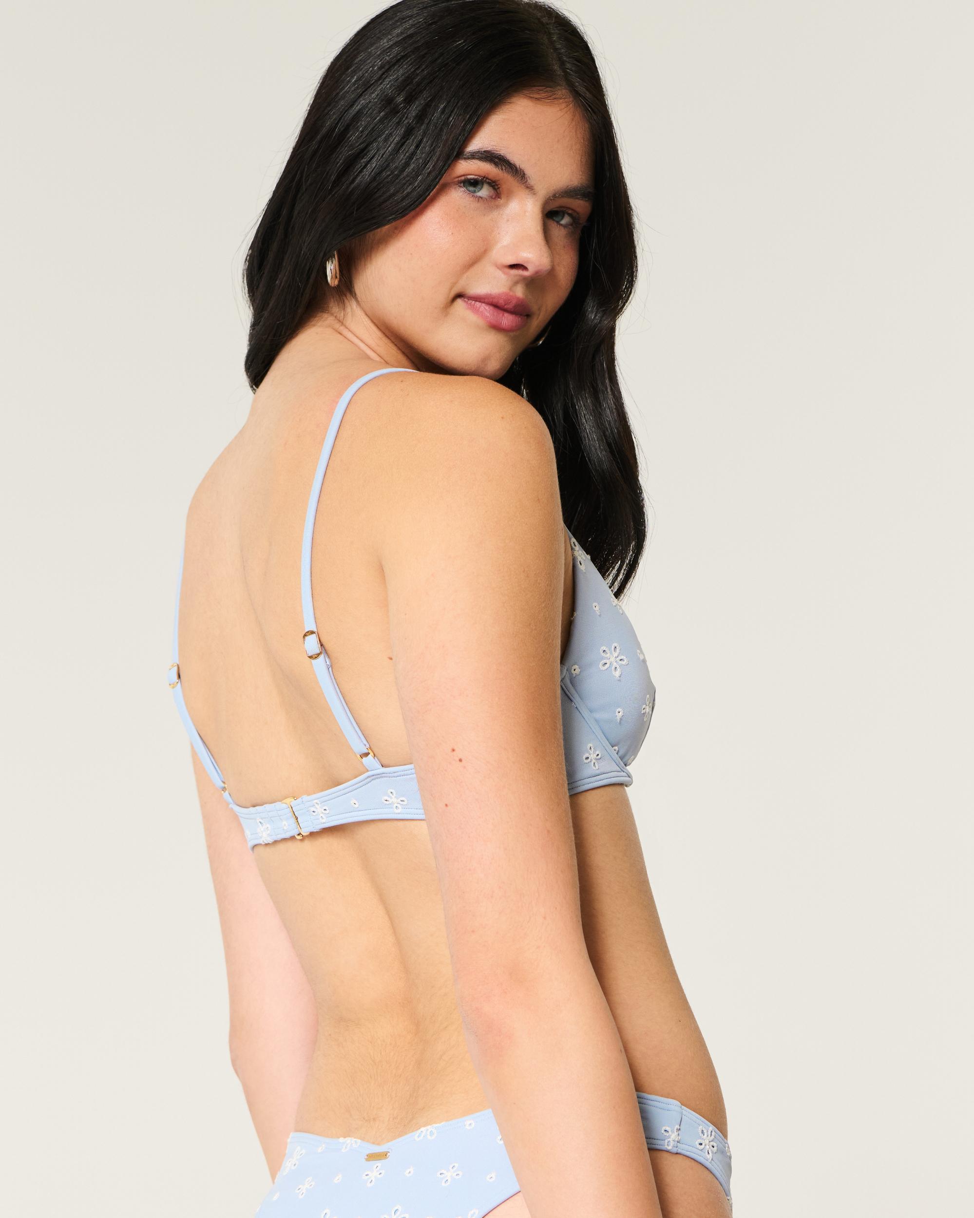 Eyelet Underwire Bikini Top Product Image