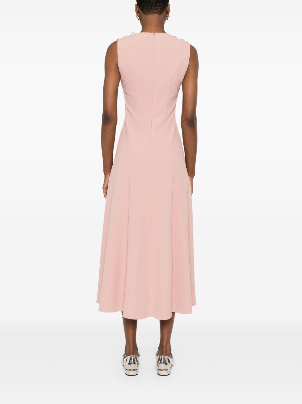 scallop-collar midi dress Product Image