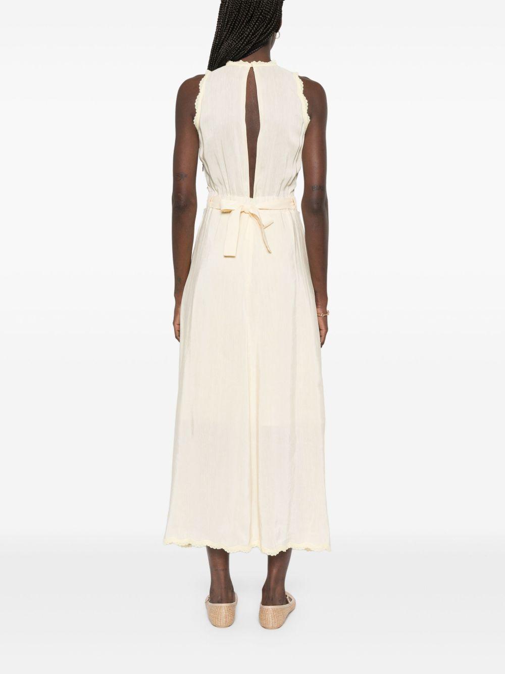 slub-texture maxi dress Product Image