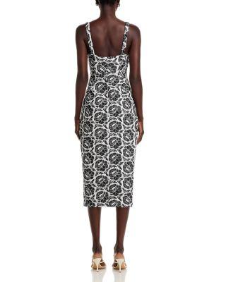 Gia Tie Front Midi Dress Product Image