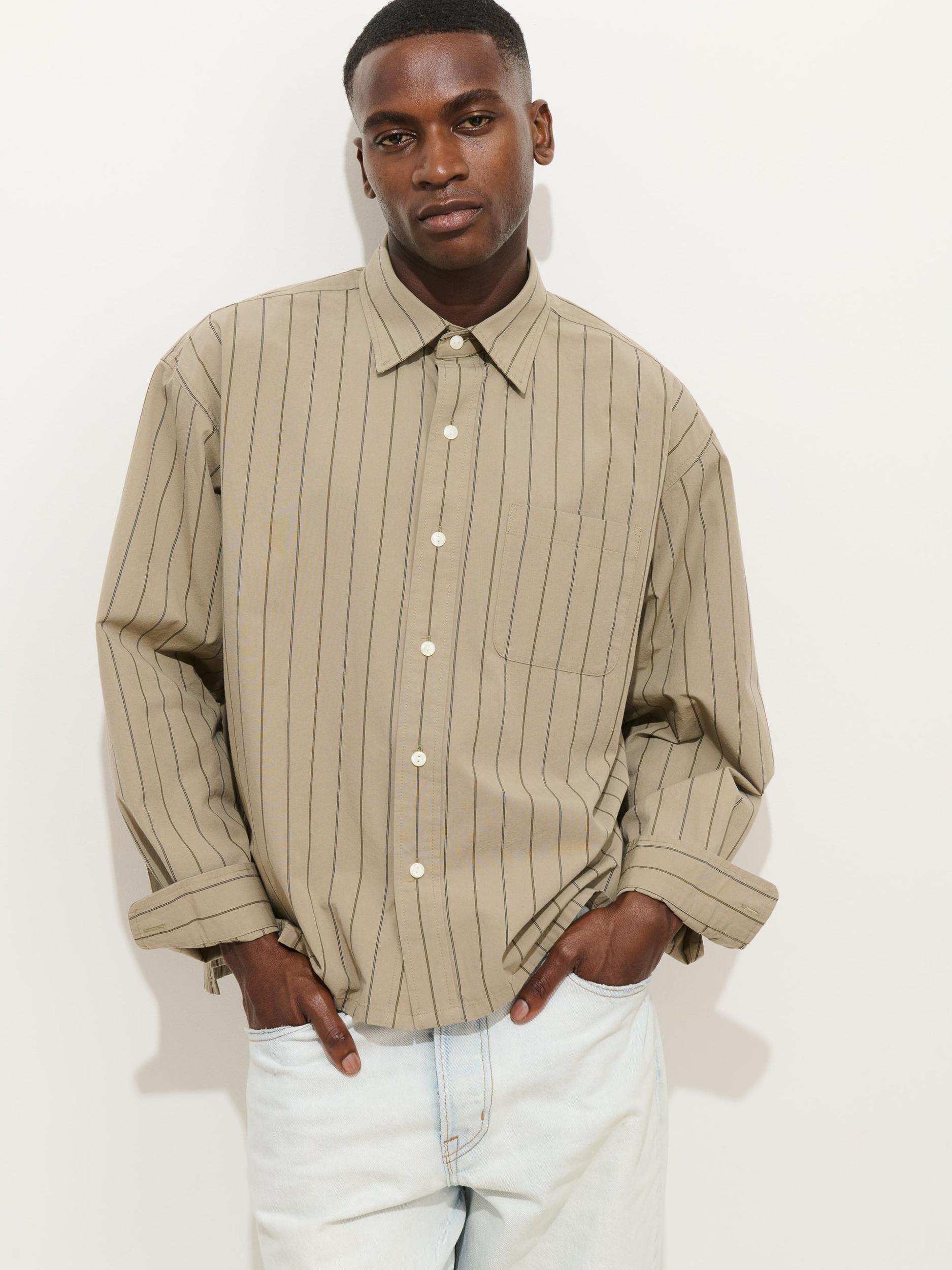 Franklin St Striped Shirt In Cotton Product Image
