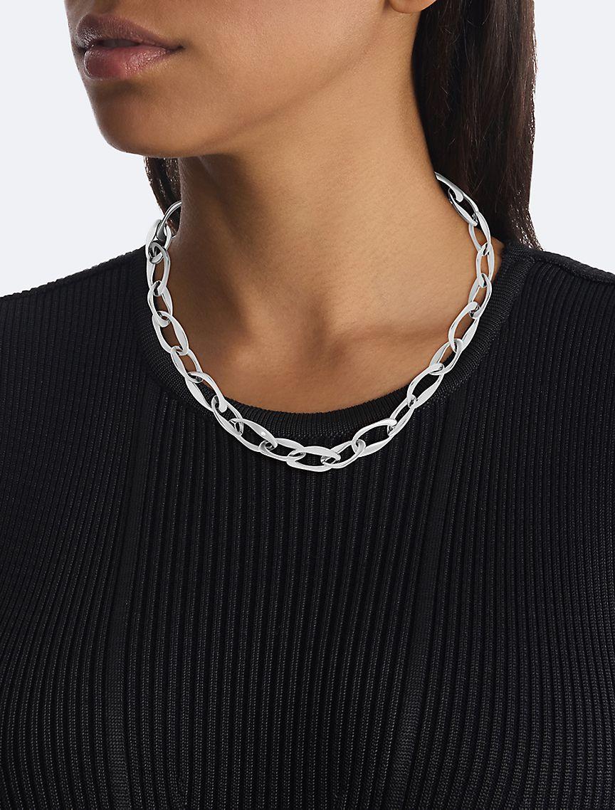 Organic Shape Link Chain Necklace Product Image