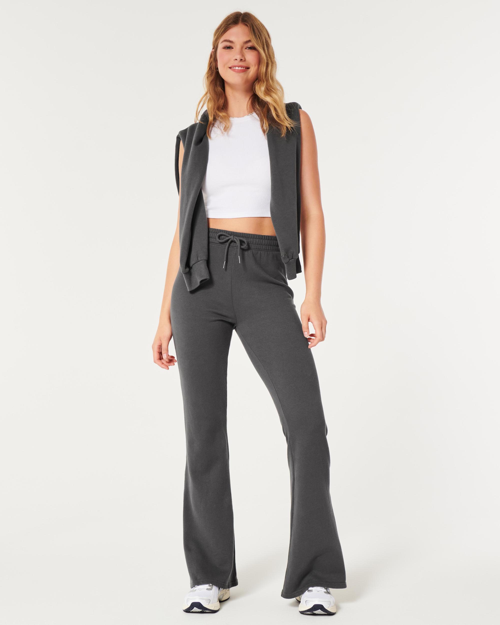 Ultra High-Rise Fleece Flare Pants Product Image