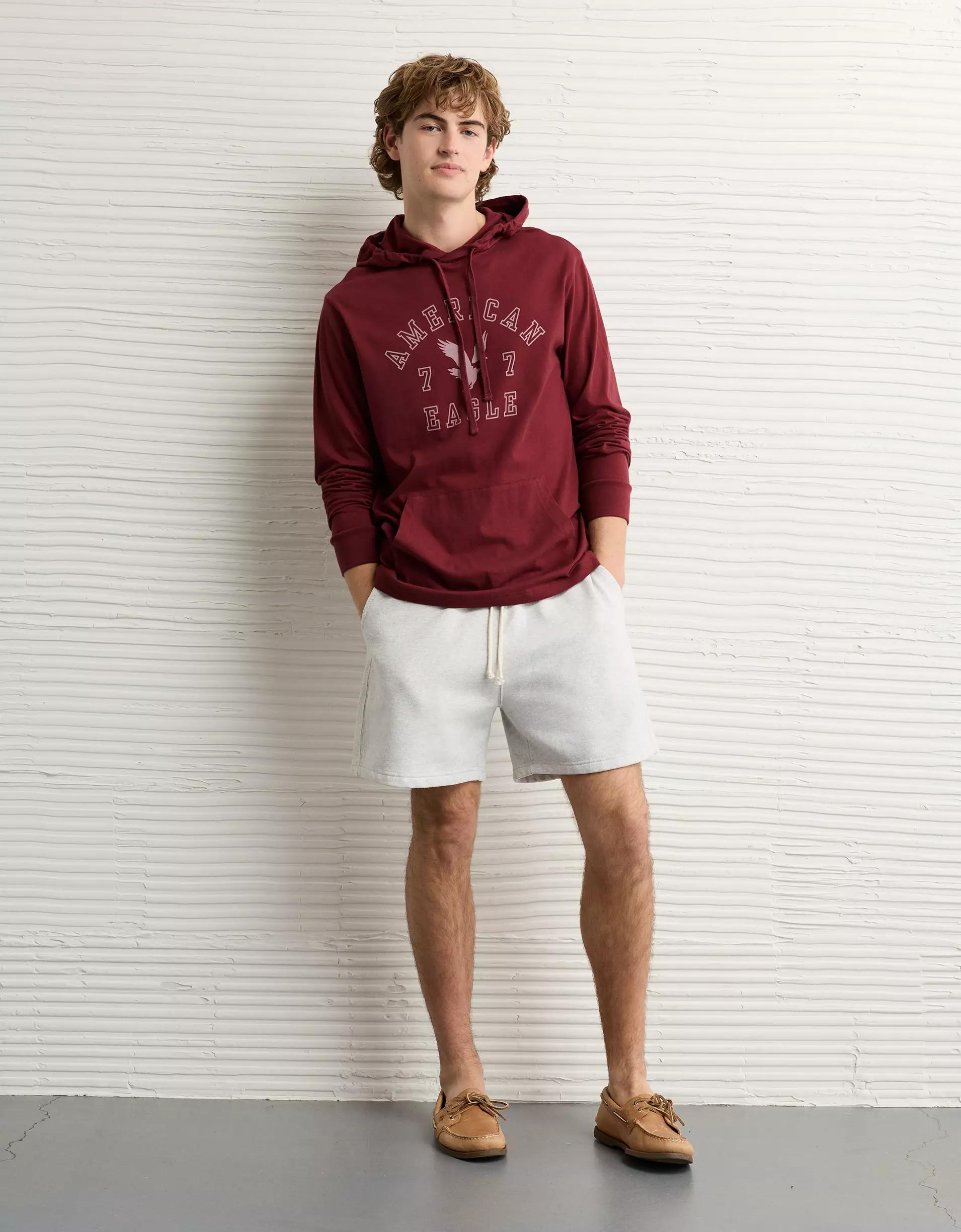 AE Icon Logo Graphic Hoodie T-Shirt Product Image