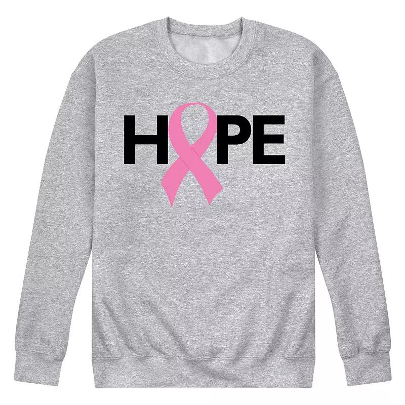Mens Hope Fleece Sweatshirt Grey Gray Product Image