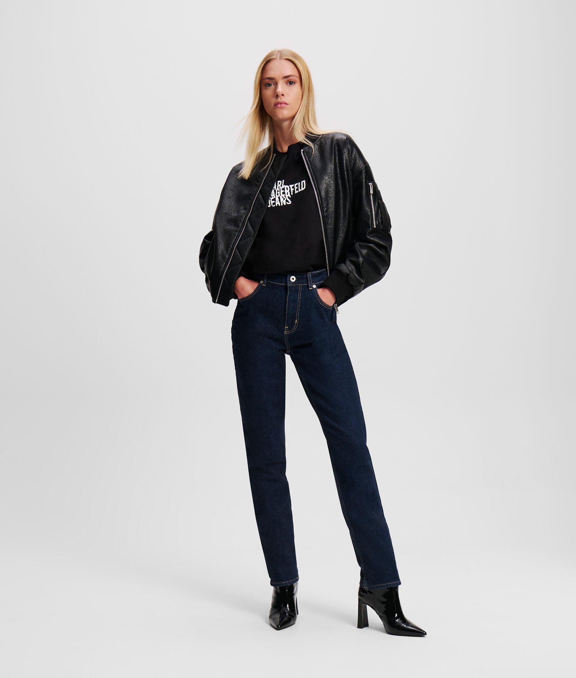 HIGH-RISE TAPERED JEANS Product Image
