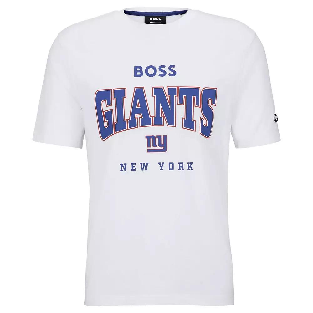 Men's BOSS X NFL  White New York Giants Huddle T-Shirt, Size: 2XL Product Image
