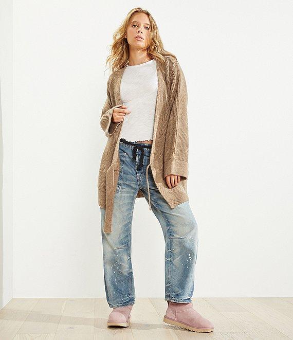 Free People Moxie Low Rise Pull-On Barrel Jeans Product Image