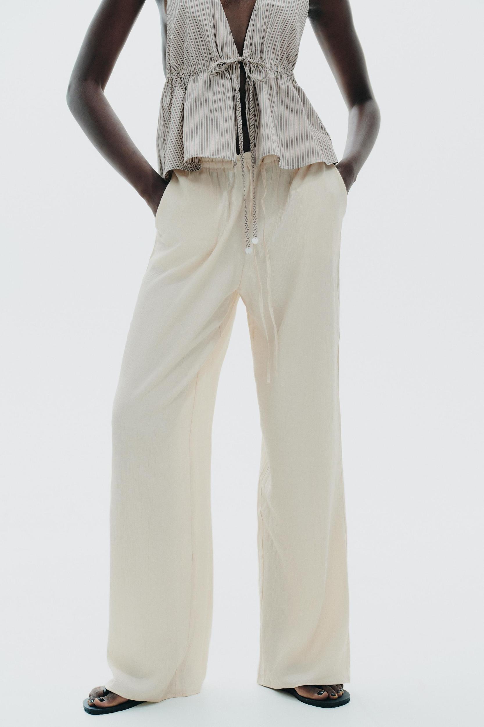 TEXTURED WEAVE PANTS Product Image