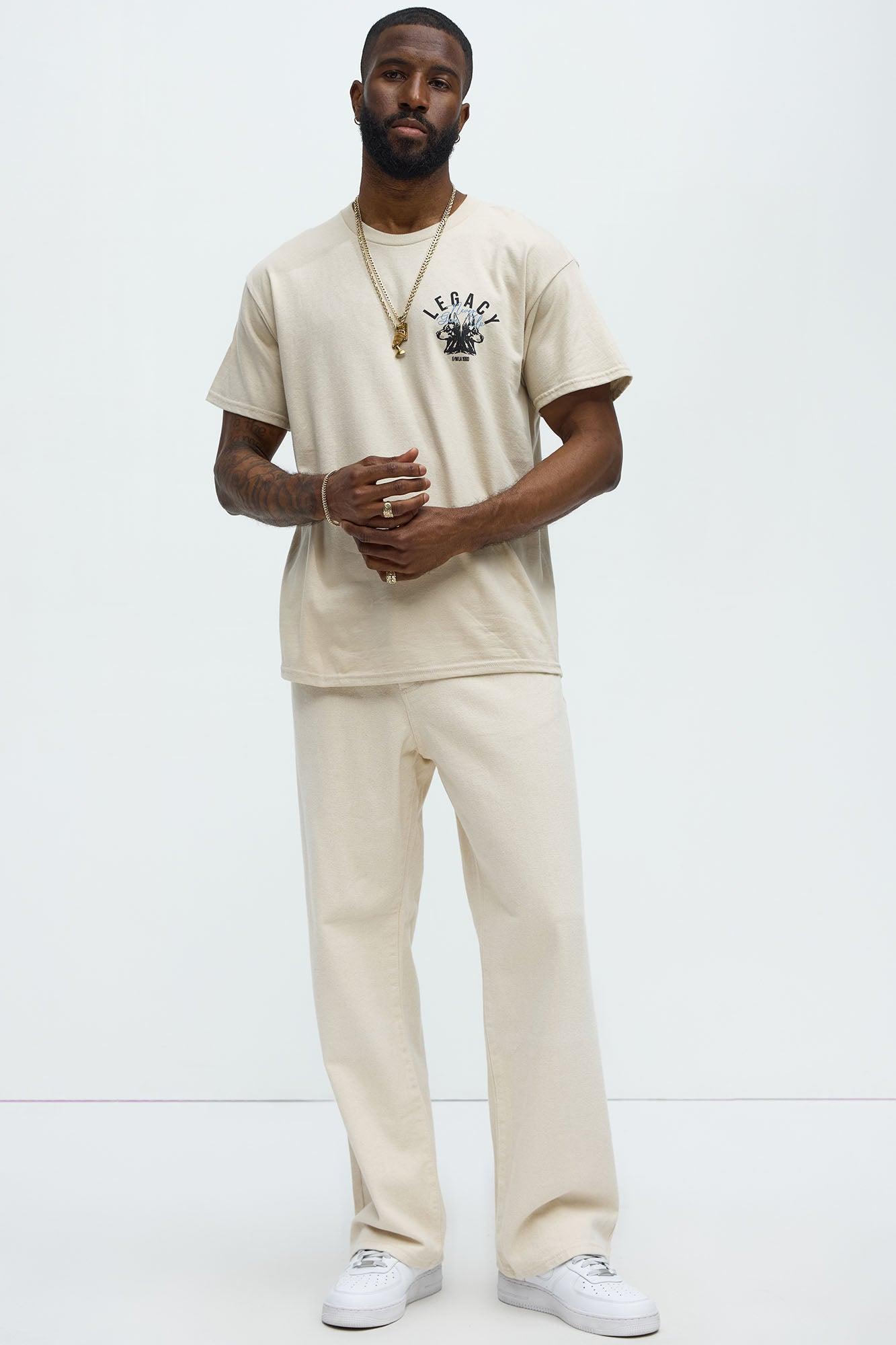 Never Give Up Legacy Short Sleeve Tee - Sand Product Image