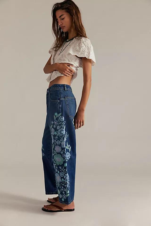 We The Free Willow Floral Embroidered Jeans Product Image