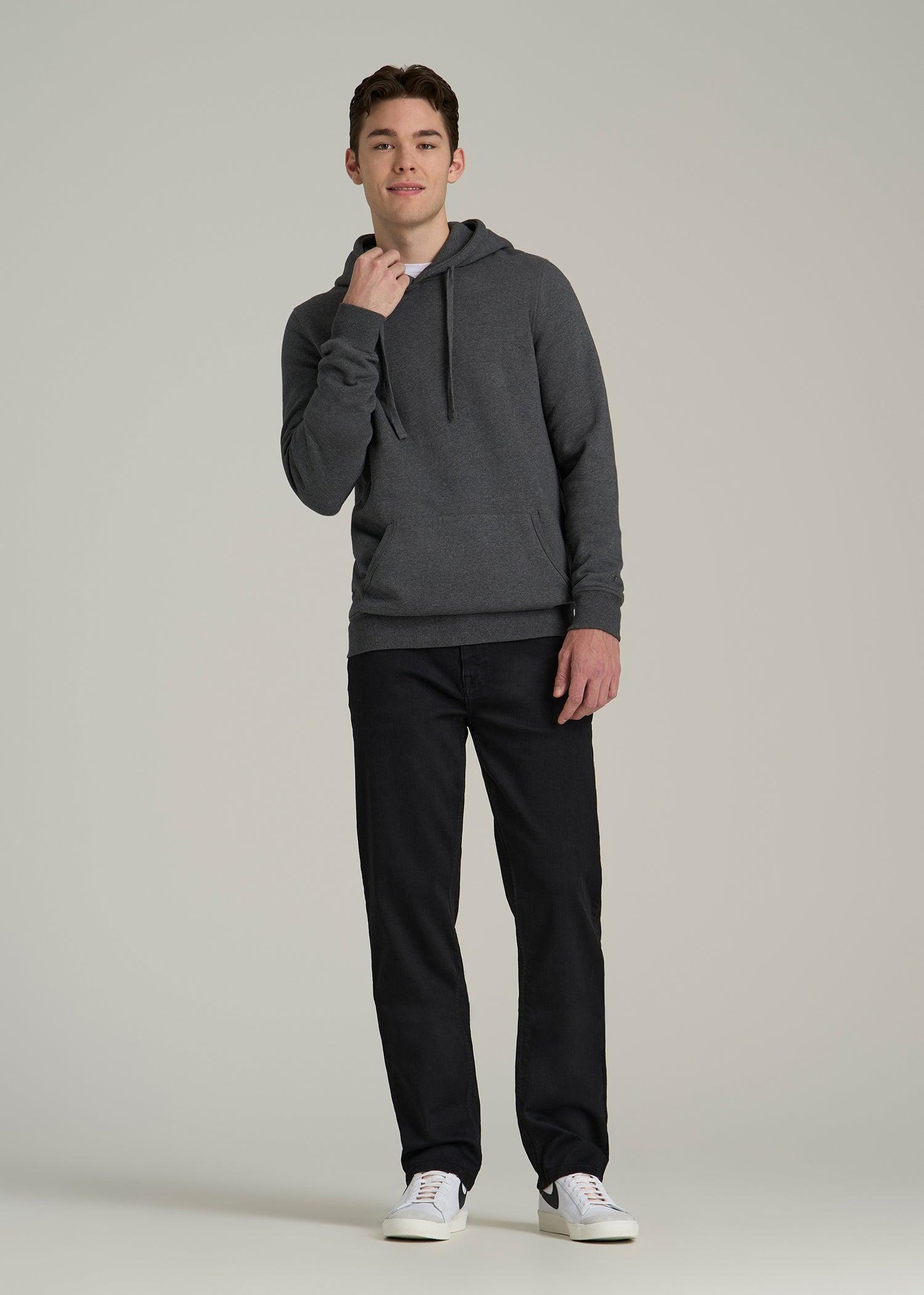 A.T. Basics Men's J1 Straight Fit Jeans for Tall Men in Black Male Product Image