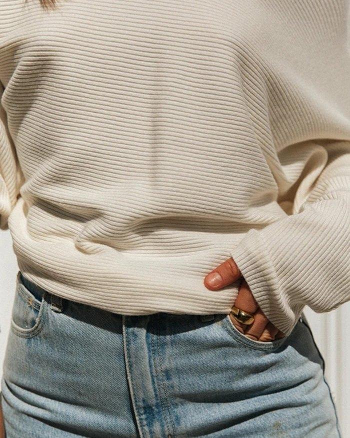 Multi-wear Knitted Sweater Product Image