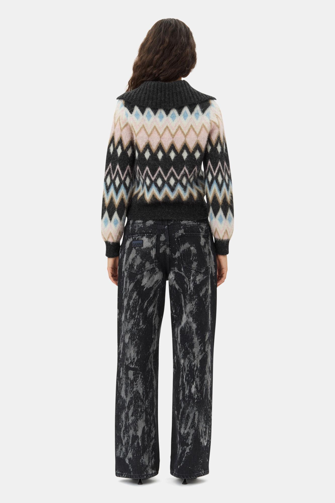 Multicolor Fine Brushed Alpaca Cardigan Product Image