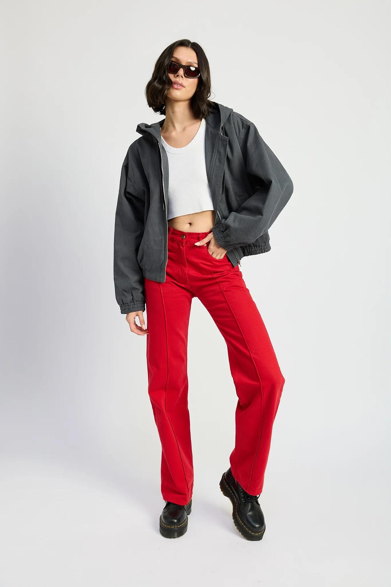 Washed Denim Jacket Product Image