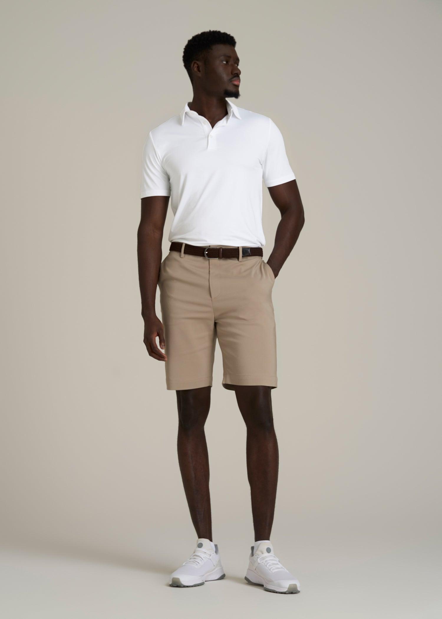 Golf Performance Tall Men's Polo Shirt in Optic White Product Image