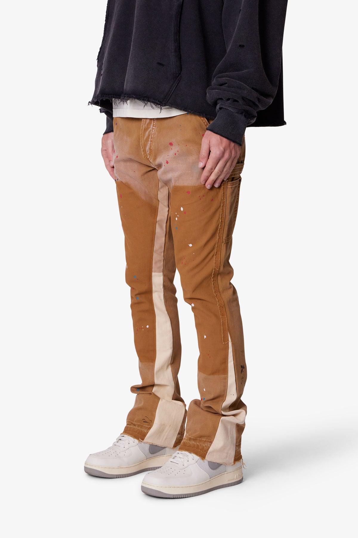 B243 Flare Denim - Brown Product Image