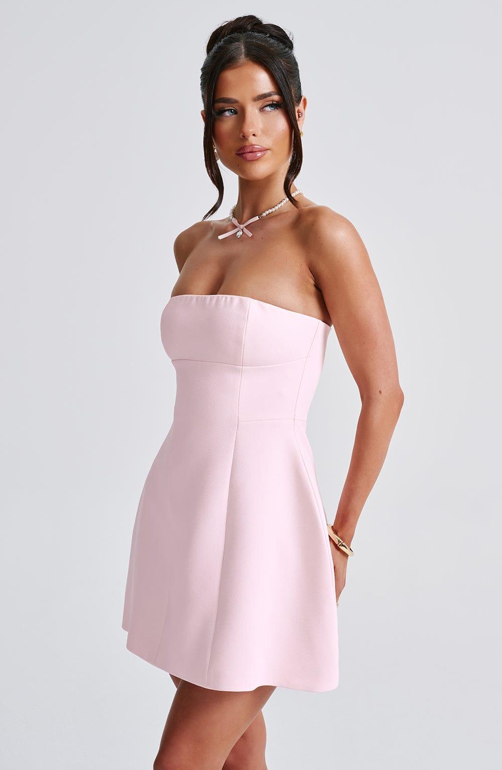 Asha Mini Dress - Blush Product Image