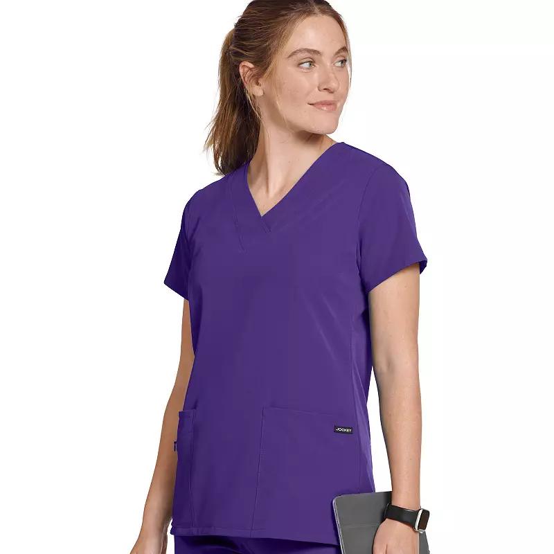 Women's Jockey® Scrubs V-Neck Crossover Top 2206,  Product Image
