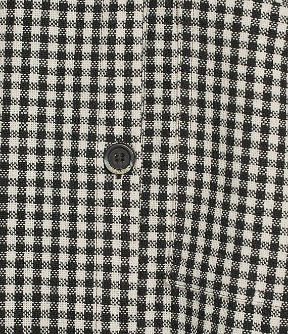 Copper Key Oversized Collared Plaid Jacket Product Image