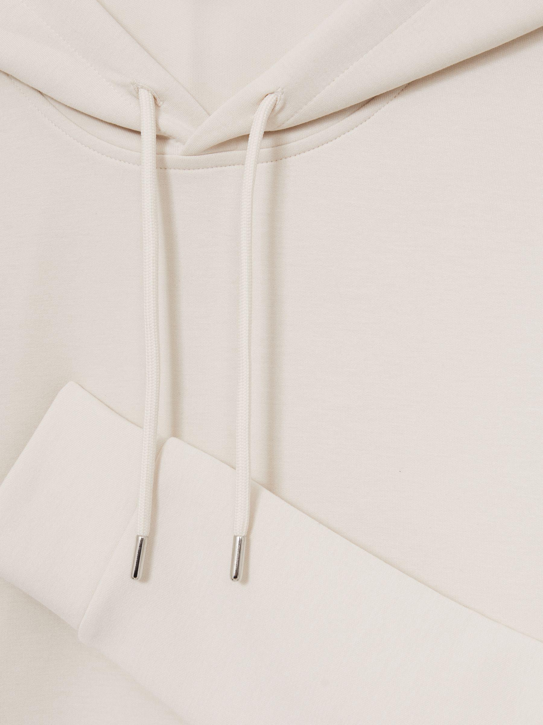 Interlock Jersey Drawstring Hoodie in Off White Product Image
