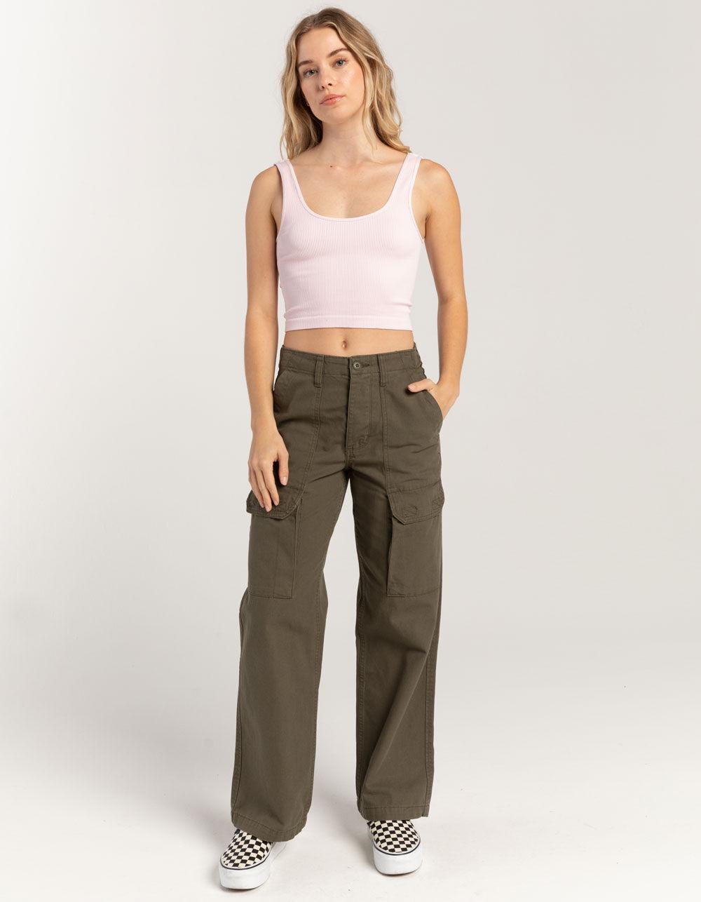 FULL TILT Seamless Low Back Womens Tank Top - YELLOW Product Image