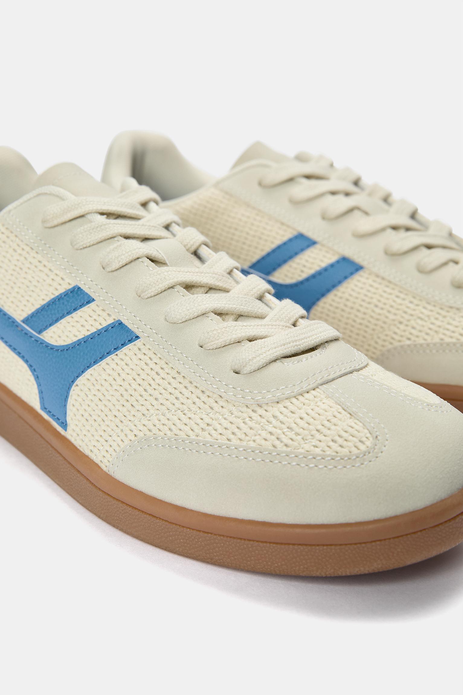 Retro fabric sneakers Product Image