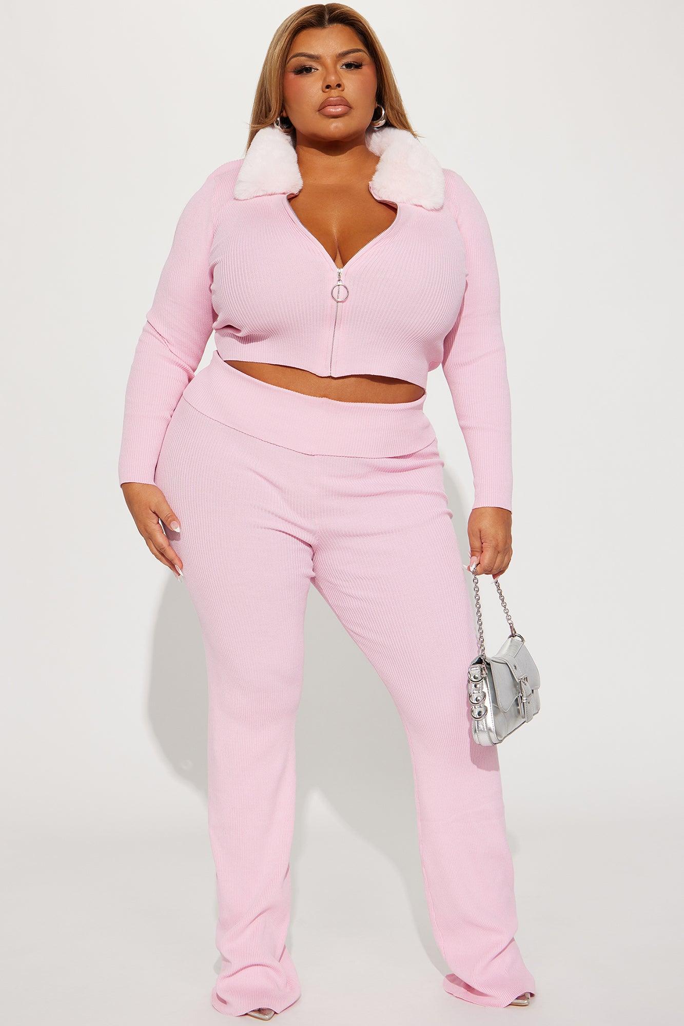 Always Sweet Sweater Pant Set - Pink Product Image