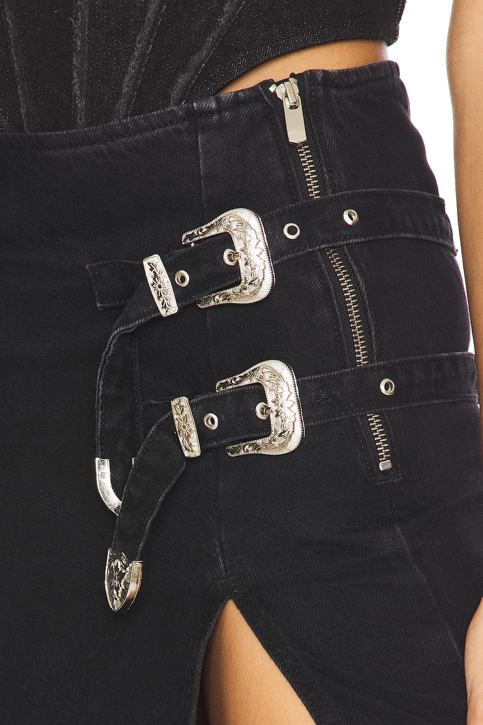 Western Maxi Skirt Understated Leather Product Image