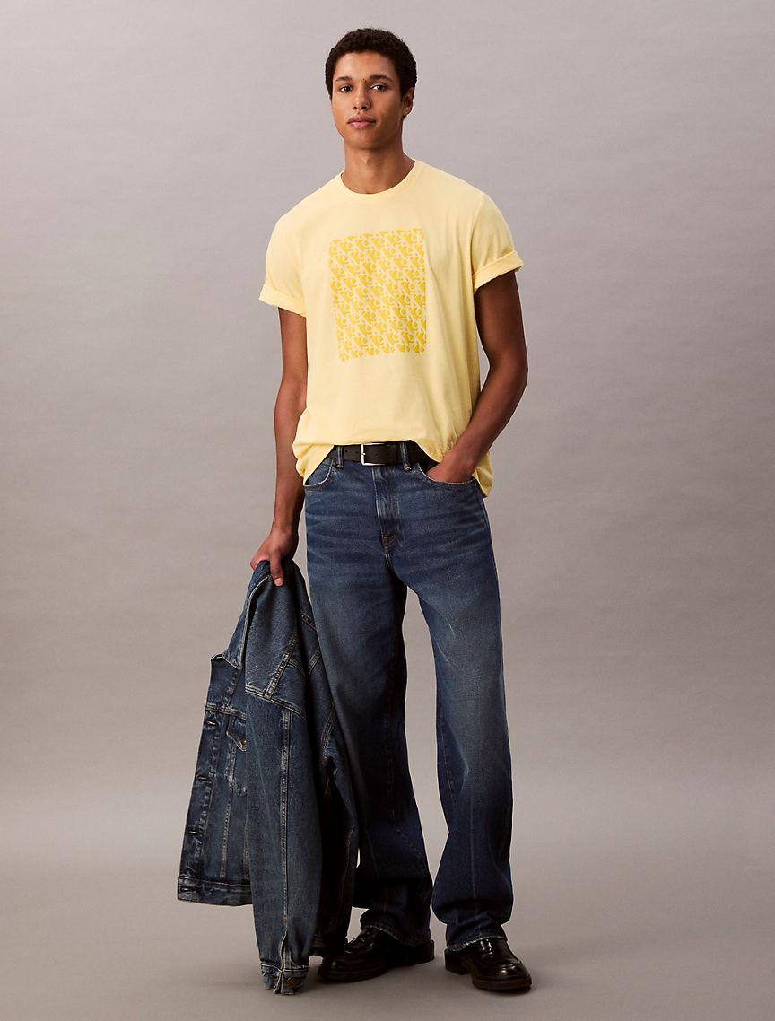 Monogram Logo Textured Graphic Classic T-Shirt  Product Image