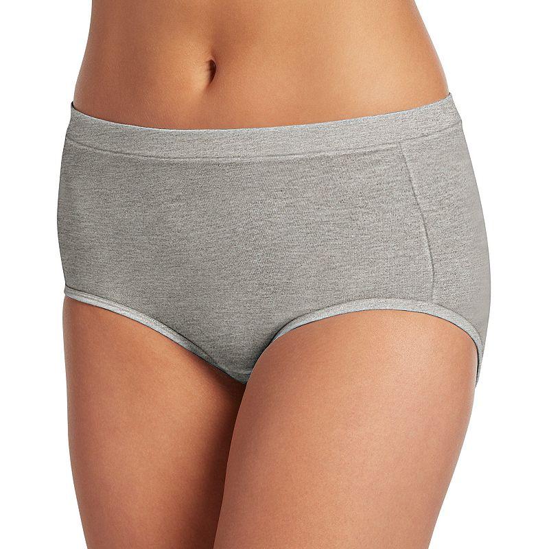 Women's Jockey® Cotton Stretch Brief Panty 1556, Gray Grey Product Image
